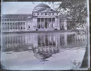 Chicago Museum of Science & Industry, From Lagoon, c:1910 Glass Negative (#C) - Picture 1 of 5