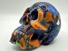 Halloween Skull Made From Melted 3d Filament Trippy Hippy Recycle Bones 12 Oz