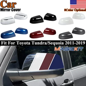 For Toyota Tundra Sequoia 2011-2019 Front Side Mirror Cover Cap 8 Color Optional - Picture 1 of 10