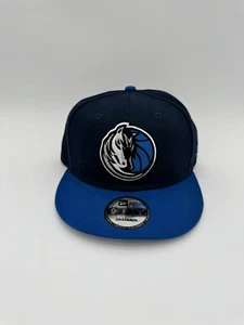 9Fifty New Era Dallas Mavericks Two Tone SnapBack Cap Hat Blue Navy - Picture 1 of 4