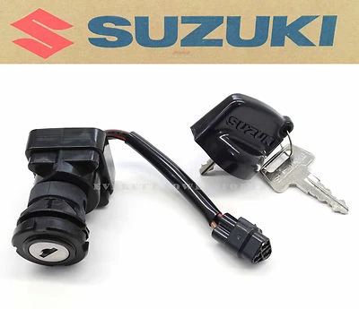 New Genuine Suzuki Ignition Key Switch 06-09  LTR450, 09-14 LT-Z400 LTZ400 #F95 - Image 1 of 4