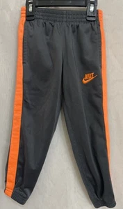 Nike Boys Logo 4T Jogger. Black and Bright Orange  Pull On Jogger - Picture 1 of 5
