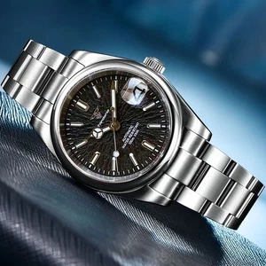 36mm/39mm Tandorio Lumen Round Bezel Sapphire Glass 20ATM NH35A Men Auto Watch - Picture 1 of 30