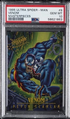1995 FLEER ULTRA SPIDER-MAN MASTERPIECES #9 VENOM PSA 10 - Image 1 of 2