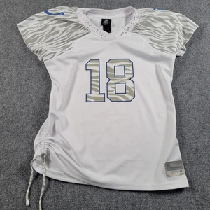 Indianapolis Colts Jersey Womens M Embellished NFL Football Manning 18 Reebok - Picture 1 of 8