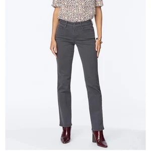 NYDJ Women's Jeans Marilyn Straight Leg Size 10 Vintage Pewter Gray NWT - Picture 1 of 8
