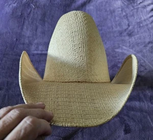 Sombreros/ Hut Stroh zehn Gallonen groß - Größe 56 Western ~ Markenname FAFA oder HAFA - Bild 1 von 9