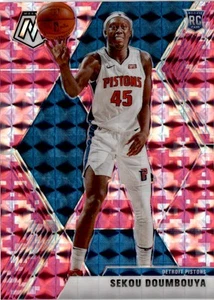 2019-20 Panini Mosaic #243 Sekou Doumbouya Camo Pink - Picture 1 of 2