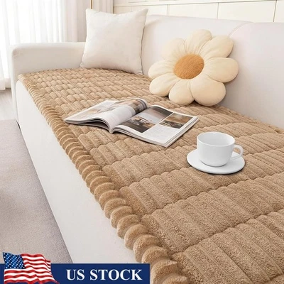 Funda de sofá suave de felpa para perro antideslizante lavable protector para mascotas acolchado acogedor nueva Foto 1 de 4