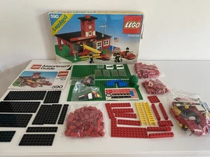 LEGO Town 590 Engine Company No. 9 Vintage Open Box Sealed Bags New 1978 - Picture 1 of 17