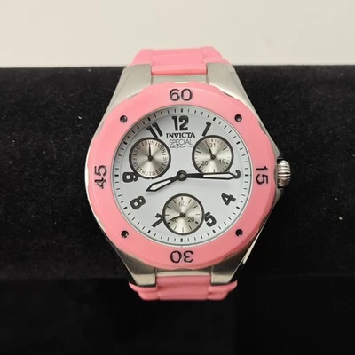 Reloj Mujer Invicta Couture Collection Edición Especial Rosa Correr  Foto 1 de 4
