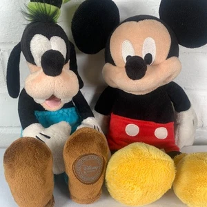 Disney Store Plush Mickey Mouse Goofy Authentic Original Soft Cuddly Toy Teddy - Picture 1 of 10