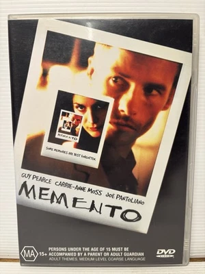 Memento DVD Feat. Guy Pearce Carrie-Anne Moss R4 PAL Free Postage - Image 1 of 4