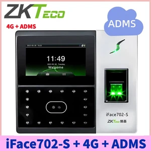 ZKTeco iFace702-S 4G ADMS Facial Fingerprint Recognition Attendance Machine - Picture 1 of 9