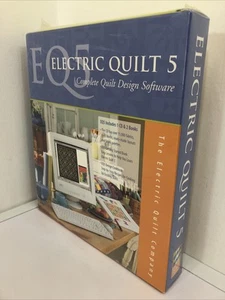 EQ5 Electric QUILT Company 5 Software de Diseño CD y 2 Libros Completo ¡NUEVO SELLADO!! - Imagen 1 de 8
