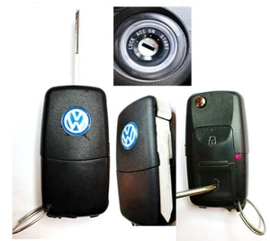 OEM BLANK Car Flip key VW 1999-2003 Eurovan T4 REMOTE 2 button fob control mv - Bild 1 von 16