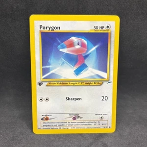 Pokemon TCG - Porygon 78/105 1st Edition - WOTC Neo Destiny - NM/LP - Picture 1 of 2