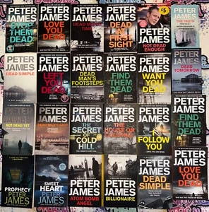 Peter James Book Bundle - Crime, Thriller, Mystery, Detective, Action, Suspense - Picture 1 of 97