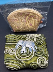 Silk Pouches Purse Makeup Bags - Picture 1 of 9