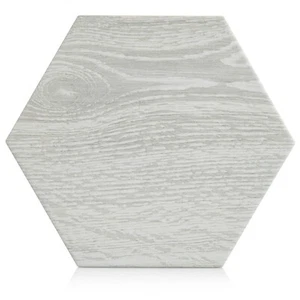 Industry Tile 8x10 Woodside Hex Porcelain Gray Floor/Wall Tile (9.9 Sq. ft/box) - Picture 1 of 7