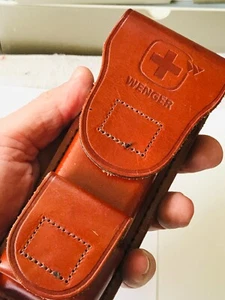 Cuchillo multiherramienta Wenger SwissGrip SOLO FUNDA DE CUERO WengerGrip 120 mm muy raro  - Imagen 1 de 5