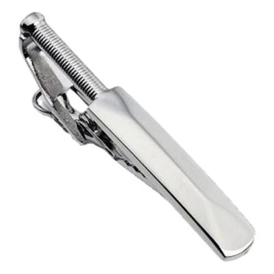 Cricket Bat Silver-plated Tie Bar/Clip/Slide - Image 1 of 2