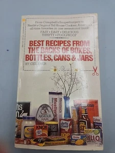 BEST RECIPES FROM THE BACKS OF BOXES, BOTTLES,CANS, & JARS BY CEIL DYER 1979 - Picture 1 of 4