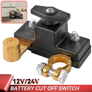 Battery Terminal Car Battery Disconnect Isolator Anti-leakage Cut Off Switch 12V - Picture 1 of 8