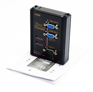 ATEN VS-132 350 MHz 2-Port Video Splitter DC 5,3V Ohne Adapter -unused- - Picture 1 of 6
