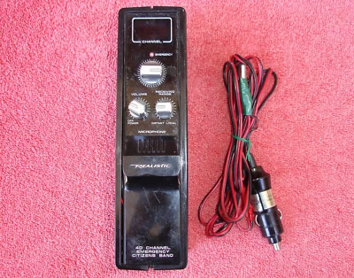 Realistic Radio Shack CB 40 Channel Emergency Radio TRC-412 - Image 1 of 3