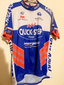 Mens Quality QUICK STEP BIKE RACING TSHIRT JERSEY TOP NEW $49 (SizeXL) New - Picture 1 of 4