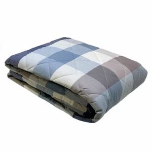 Quilt coperta copriletto trapuntato a scacchi matrimoniale deco' WILSON Gabel - Foto 1 di 2