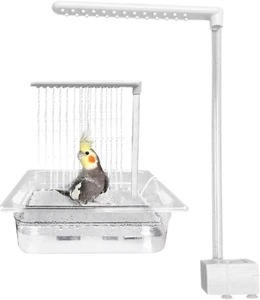 Doccia per Pappagalli, Vasca Da,Fontana Bird Bird Bath Con Acqua Corrente | Gioc - Foto 1 di 12