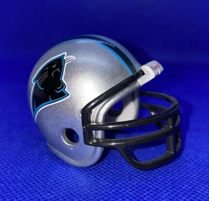 "Casco de fútbol americano profesional de bolsillo Carolina Panthers NFL Riddell plateado 2"" coleccionable" - Imagen 1 de 16