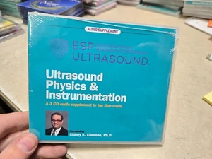 Ultrasound Physics Instrumentation CDs Only Sidney Edelman ESP Sealed - Picture 1 of 3