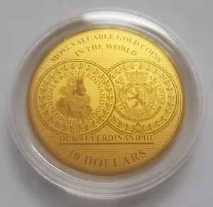 MDS SALOMONEN SOLOMON ISLANDS 10 DOLLARS 2018 PL "DUKAT FERDINAND III.", GOLD - Bild 1 von 3