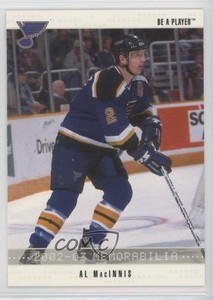 2002-03 ITG Be A Player Memorabilia Al MacInnis #12 HOF