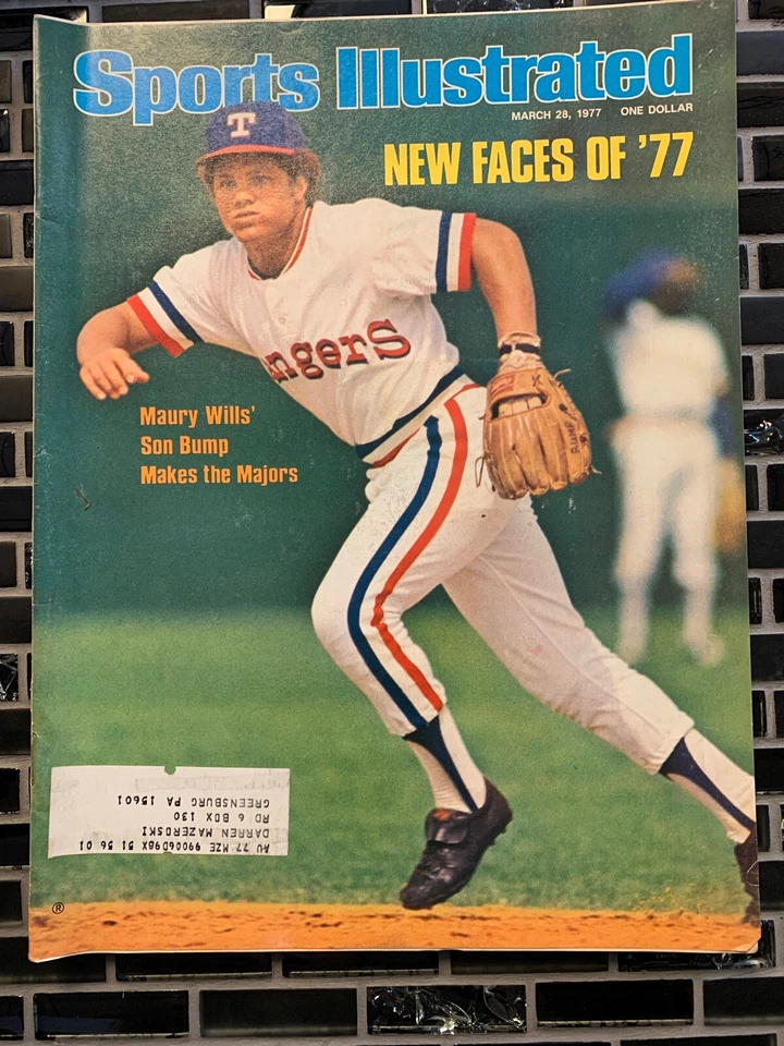 Sports Illustrated - Maury Wills - 28 de marzo de 1977 - (M16A) Foto 1 de 1