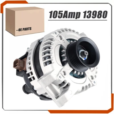 Alternator 13980 For Honda CR-V CRV 2007 2008 2009 2010 2011 2.4L 31100RTA023 US - Image 1 of 4