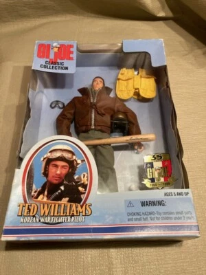 GI Joe Classic Collection Ted Williams piloto de caça de guerra coreano - lacrado!! - Imagem 1 de 4