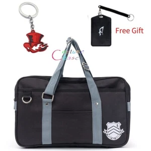 Anime Persona 5 Shujin Gakuen Cosplay School JK Uniform Shoulder Bag Keychain
