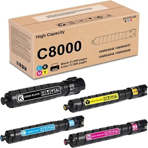 C8000 Toner Cartridge Extra High-Yield 106R04046-106R04049 for Xerox AltaLink - Afbeelding 1 van 7