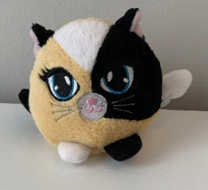 Ganz Silly Scoops Series Peanut Butter Swirl  Cat Plush Kitten Bean Bag 3”X3” - Picture 1 of 6