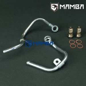 MAMBA Mitsubishi 4G63T Lancer Evolution EVO 4/5/6/7/8/9 Turbo Water Pipe Kit - Foto 1 di 2