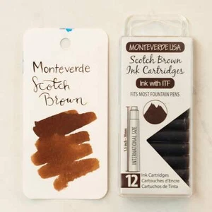 Monteverde Ink Cartridges - Scotch Brown - Picture 1 of 1