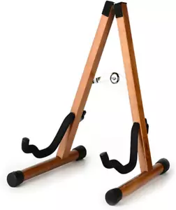 Wooden Guitar Stand for Acoustic Electric Bass Classical Guitar Banjo Ukulele Po - Picture 1 of 6