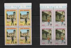 SAN MARINO 1990 EUROPA EDIFICI POSTALI quartina nuova MNH** - Picture 1 of 1