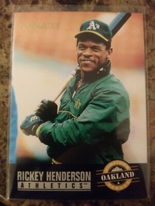 1993 Pinnacle Rickey Henderson #308 🔥 HOF 🔥