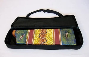 Box Didgeridoo+Bag Hand Carved Dot-painted Mahogany Wood Travel Compact DidgBox - Picture 1 of 11