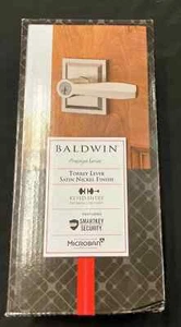 Baldwin Torrey 93540-018 Entrada con llave Bajo Perfil Rosa Mango en Níquel Satinado - Imagen 1 de 2